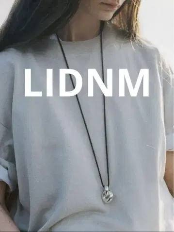 새상품급 LIDNM Llife DOUBLE RING PENDANT 목걸이