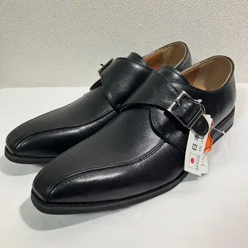새상품 alla moda 아라모다 싱글 몽크 가죽 신발 27cm 상당