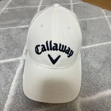 시착만 한 새상품급 Callaway 화이트 캡 모자