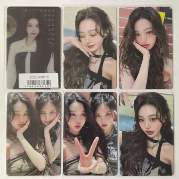 IVE 원영 Be Alright 소니뮤 라키드로 트레이딩 카드 6장