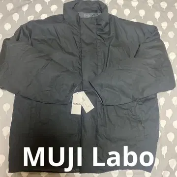 MUJI Labo 고밀도 직조 발수 다운 자켓 S-M 블랙