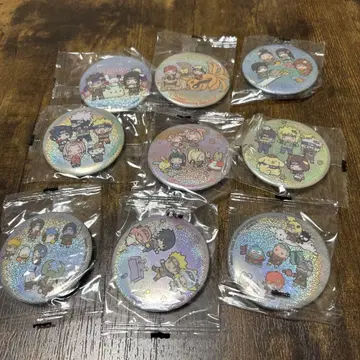 NARUTO 산리오 콜라보 홀로그램 캔뱃지 컬렉션