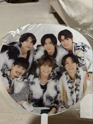 SixTONES 부채 WINTER GREETINGS