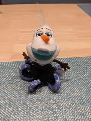 디즈니 올라프 봉제 인형 키링 울슐라