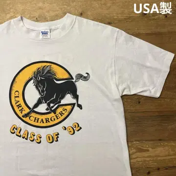 90년대 Murina USA 제작 칼리지 클래스 티셔츠 애니멀