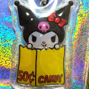 [새상품] 헬로키티 전시회 오리지널 키링 쿠로미 50주년 한정판