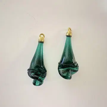 그리스 유리 귀걸이 헤드
