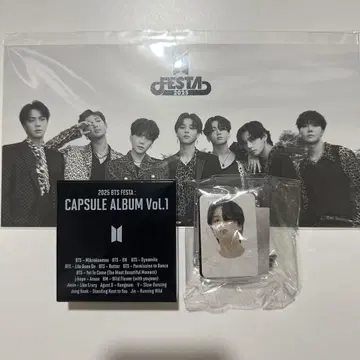 BTS FESTA 캡슐 앨범 JIMIN FACE 페스타 지민