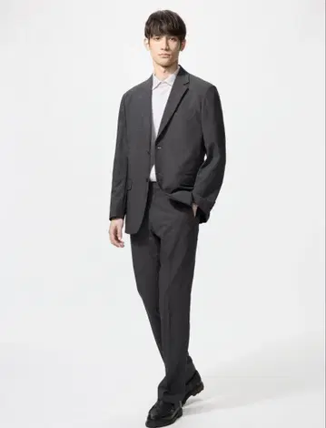 UNIQLO 감동 자켓 다크 그레이 셋업