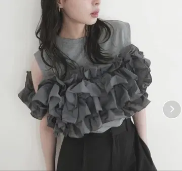 LIAN 프릴 뷔스티에 도킹 T