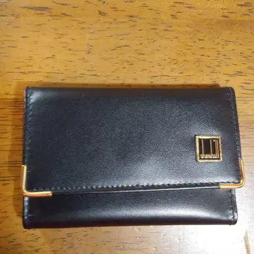 dunhill 블랙 가죽 키케이스