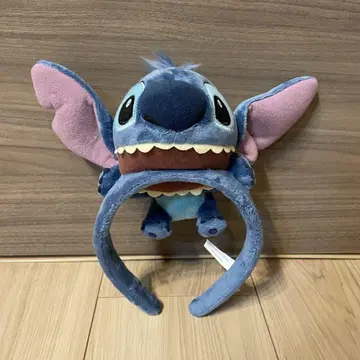 [새상품급] 디즈니 스티치 봉제 인형 마스코트 머리띠