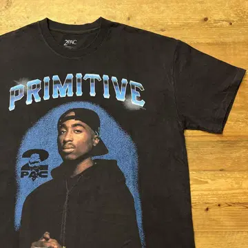 PRIMITIVE 프리미티브 2PAC 래퍼 힙합 티셔츠