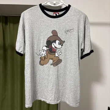 MICKEY MOUSE / 미키 마우스 별주 웨스턴 프린트 T셔츠