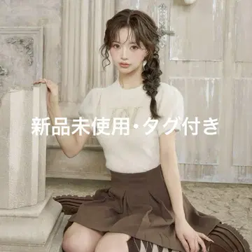 Darich 팬시 비즈 DD 로고 니트탑