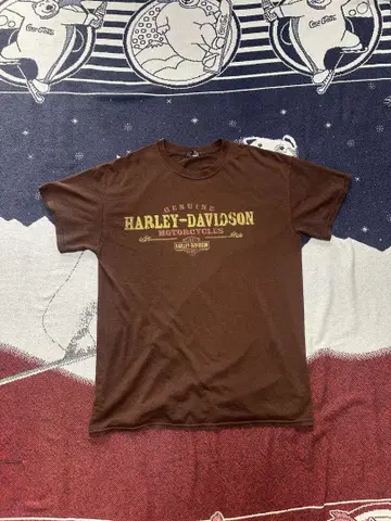 HARLEY DAVIDSON 셔츠 브라운 90년대 00년대