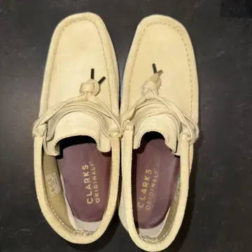 CLARKS ORIGINALS 스웨이드 신발 모카신 US7 23.5