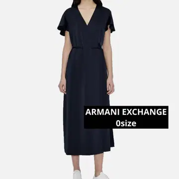 Armani Exchange 네이비 랩 드레스 0size