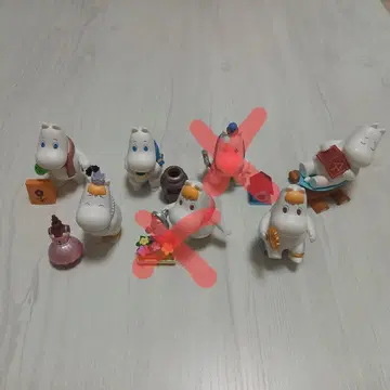 무민 피규어 8개 세트
