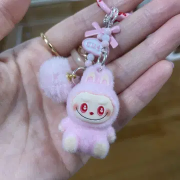 라부부 Labubu 키링 인기 핑크 엄청 귀여워