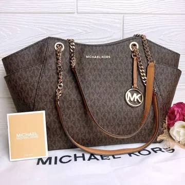 컨디션 최상 MICHAEL KORS 마이클코어스 토트백 브라운 대용량