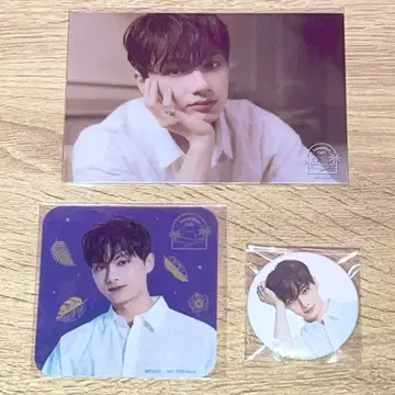 SEVENTEEN 준 카페 2022 엽서 캔뱃지 코스터