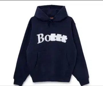 Bottt 로고 후드 맨투맨 네이비