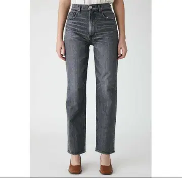 PLAIN JEANS BLK STRAIGHT MOUSSY