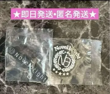 Novelbright 캡슐 러버 마스코트 밴드 로고 2종 세트 가챠