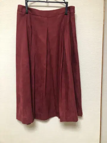 AMACA 빨간색 플레어 스커트