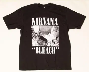 L 사이즈 NIRVANA 닐바나 티셔츠 블랙 카트 코베인