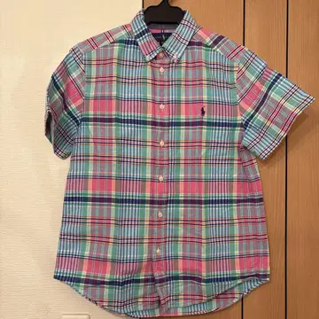 Ralph Lauren 반팔 체크 셔츠