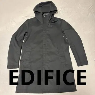 [새상품급] EDIFICE 에디피스 후디드 코트 블랙 S 사이즈