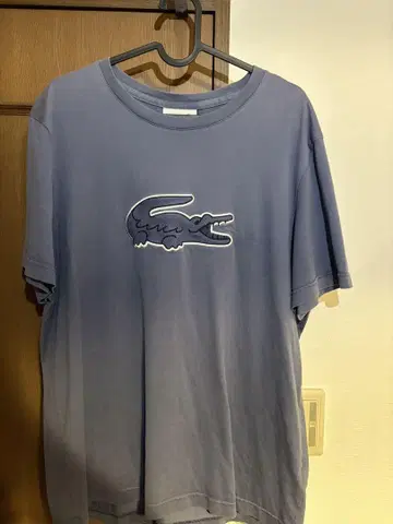 LACOSTE 피케 와니 패치 크루넥 T셔츠 레귤러 핏