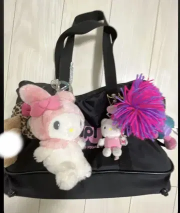 WORLD PEGASUS 블랙 숄더백
