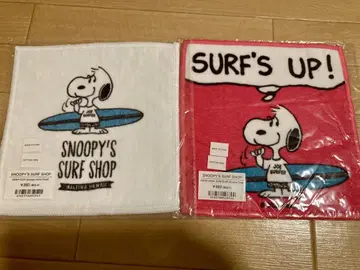 SNOOPY'S SURF SHOP 미니 타월 2매 세트