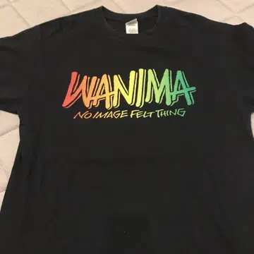 WANIMA 티셔츠 컬러풀 디자인