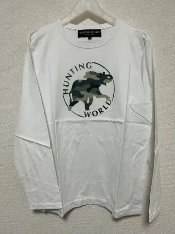 HUNTING WORLD 헌팅월드 티셔츠 크루넥 긴팔