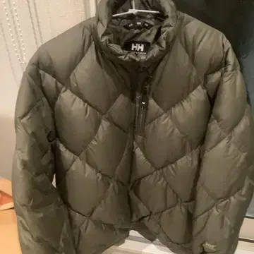 헬리한센 다운 자켓 XL 카키 아우터