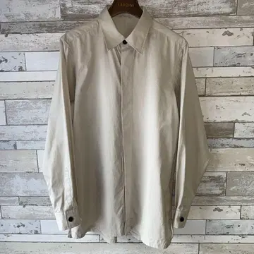 SHINYA official 플라이 프론트 롱 셔츠 size 2