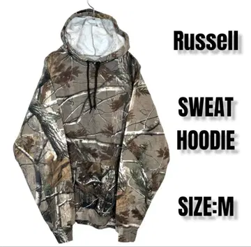 레어 Russell 러셀 리얼트리 퍼 카모플라쥬 맨투맨