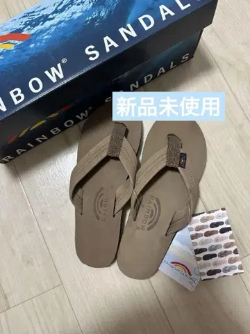 미사용 새상품 레인보우 샌들