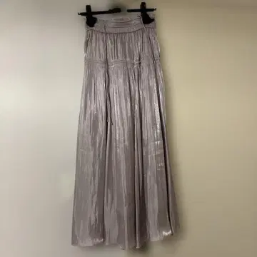 JILL STUART 연보라 플레어 롱 스커트