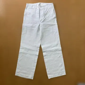 R&D.M.Co. 화이트 와이드 레그 팬츠