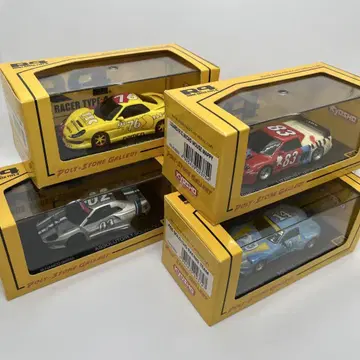 [새상품] 릿지 레이서 R4 미니카 4대 세트 교쇼 1/43