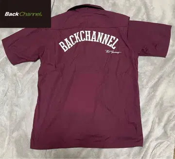백 채널 BACK CHANNEL 워크 셔츠 버건디