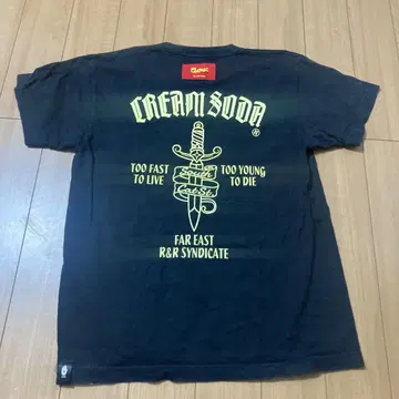 크림 소다 CREAM SODA 티셔츠 로커빌리 아메카지