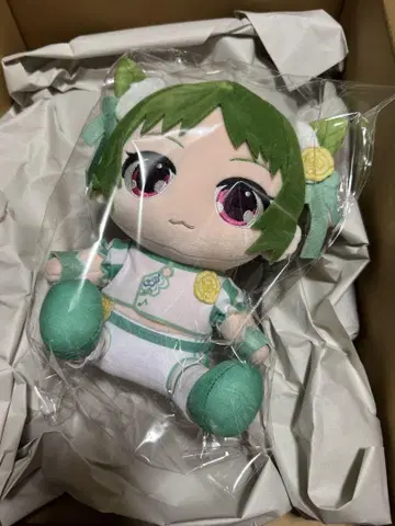 프리티 리듬 레인보우 라이브 모리조노 와카나 앉아있는 봉제 인형