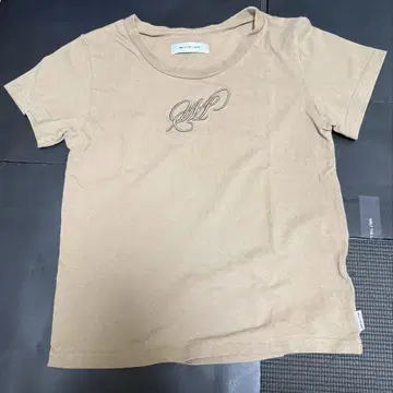 meltthelady 'M' crew neck 티셔츠 베이지