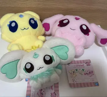 프리큐어 봉제 인형 3체 세트 멧플 밋플 포룬